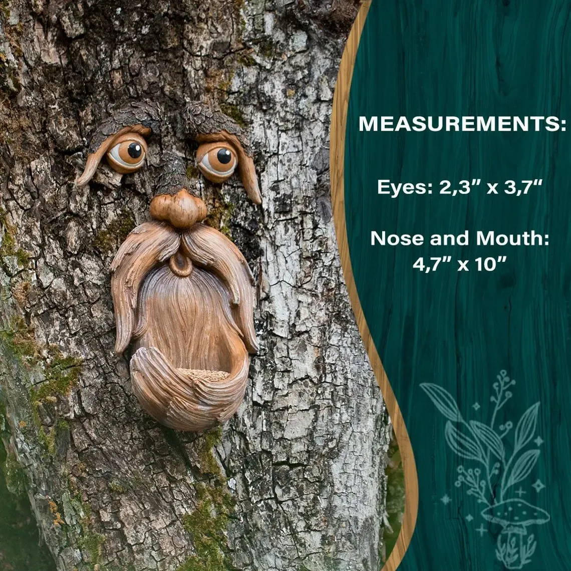 Tree Face Bird Feeder for Garden | Tree Hugger Outdoor Decor