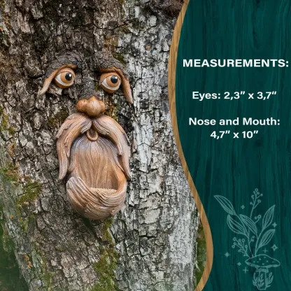 Tree Face Bird Feeder for Garden | Tree Hugger Outdoor Decor