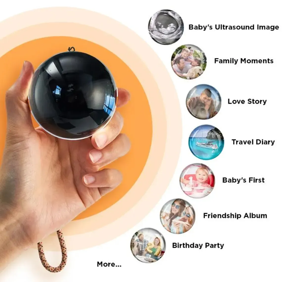 Personalized crystal ball video player