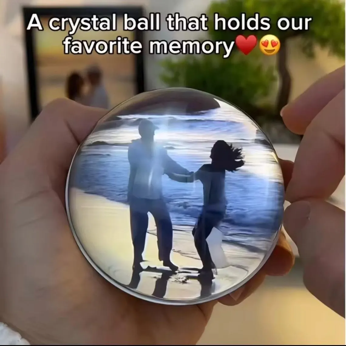 Personalized crystal ball video player