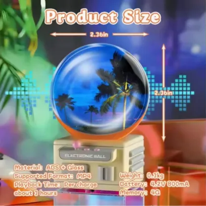 Personalized crystal ball video player