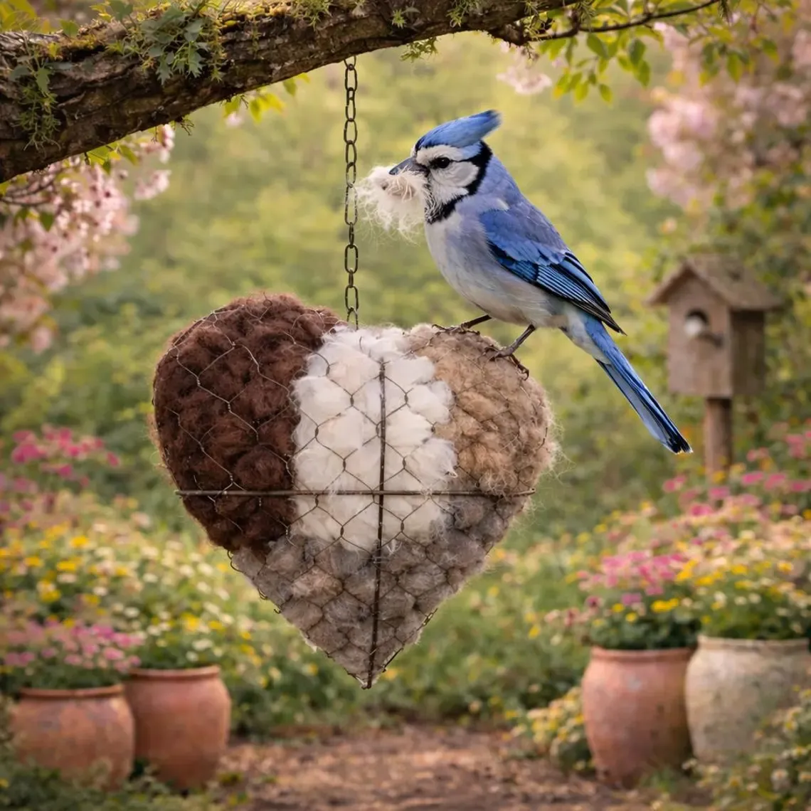 A Little Heart That Helps Birds Build Warm Nests ❤️🕊️