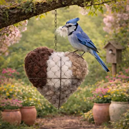 A Little Heart That Helps Birds Build Warm Nests ❤️🕊️