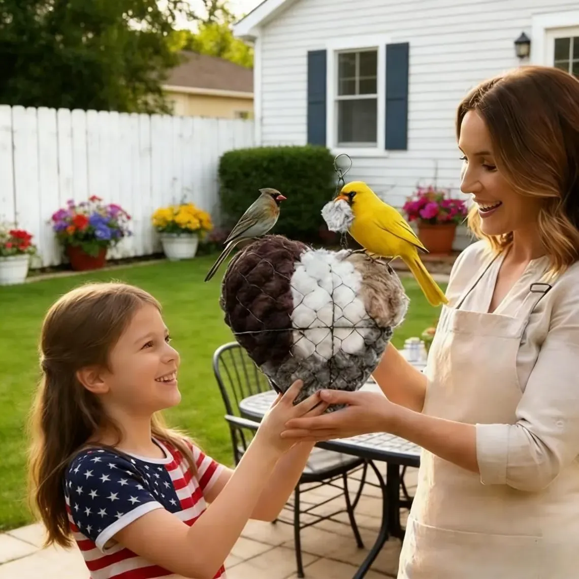 A Little Heart That Helps Birds Build Warm Nests ❤️🕊️