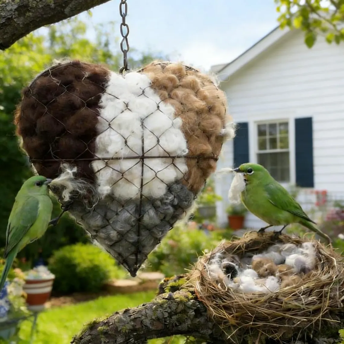 A Little Heart That Helps Birds Build Warm Nests ❤️🕊️