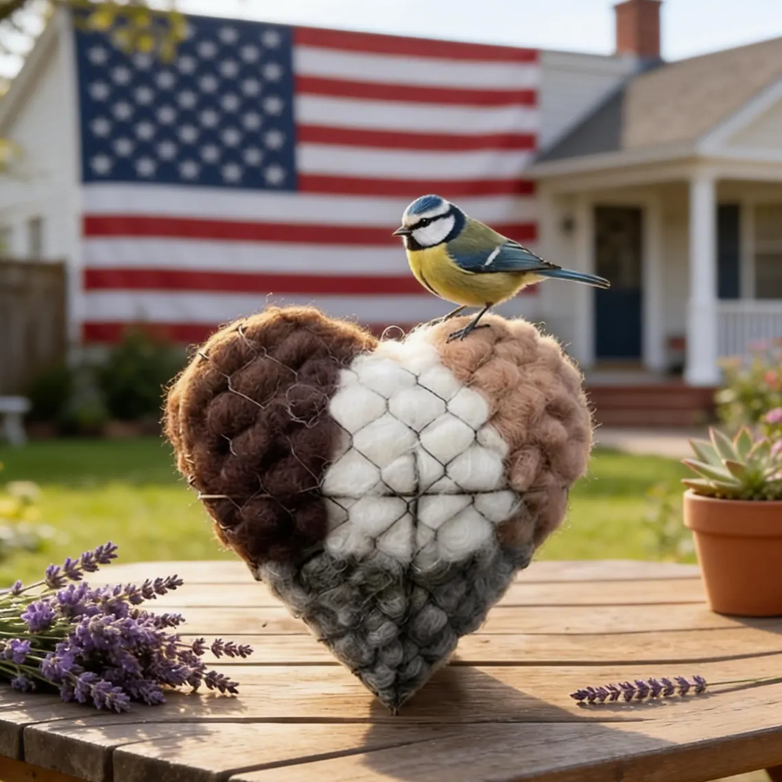 A Little Heart That Helps Birds Build Warm Nests ❤️🕊️