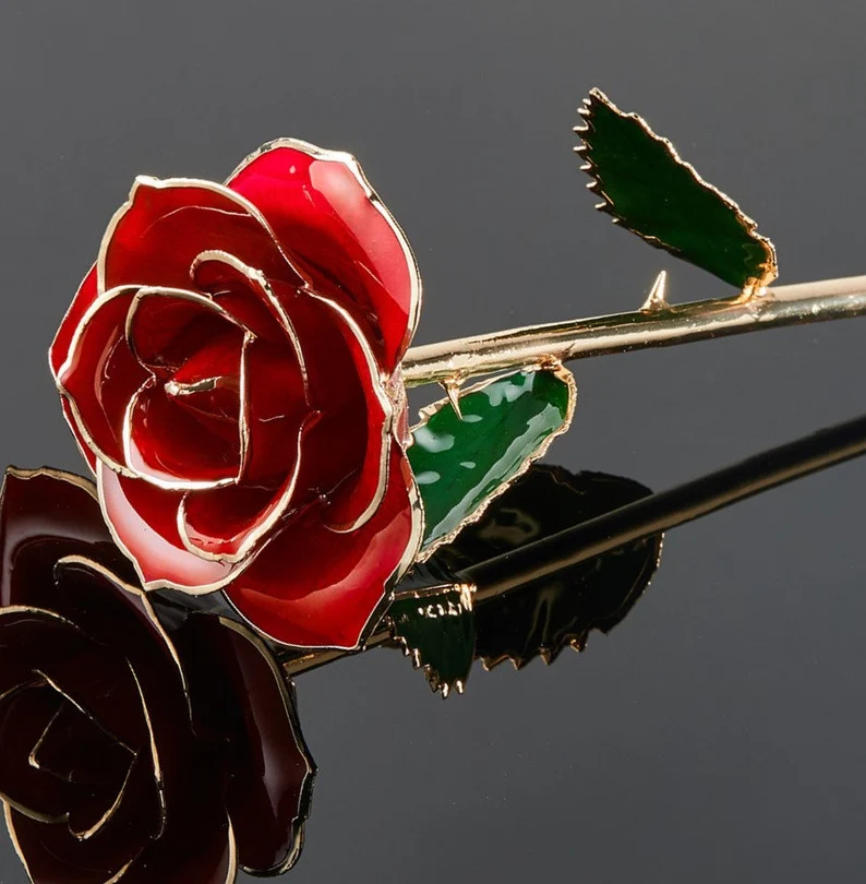 Real Rose Dipped in 24k Gold - Eternal Rose