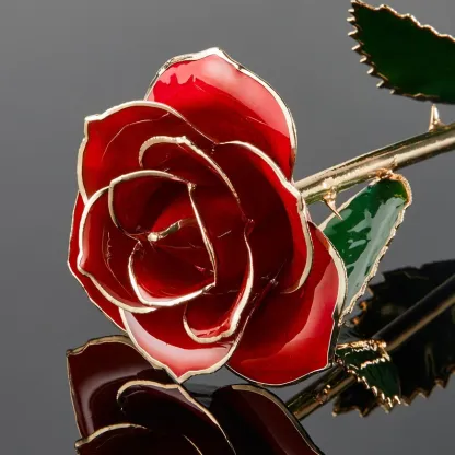Real Rose Dipped in 24k Gold - Eternal Rose
