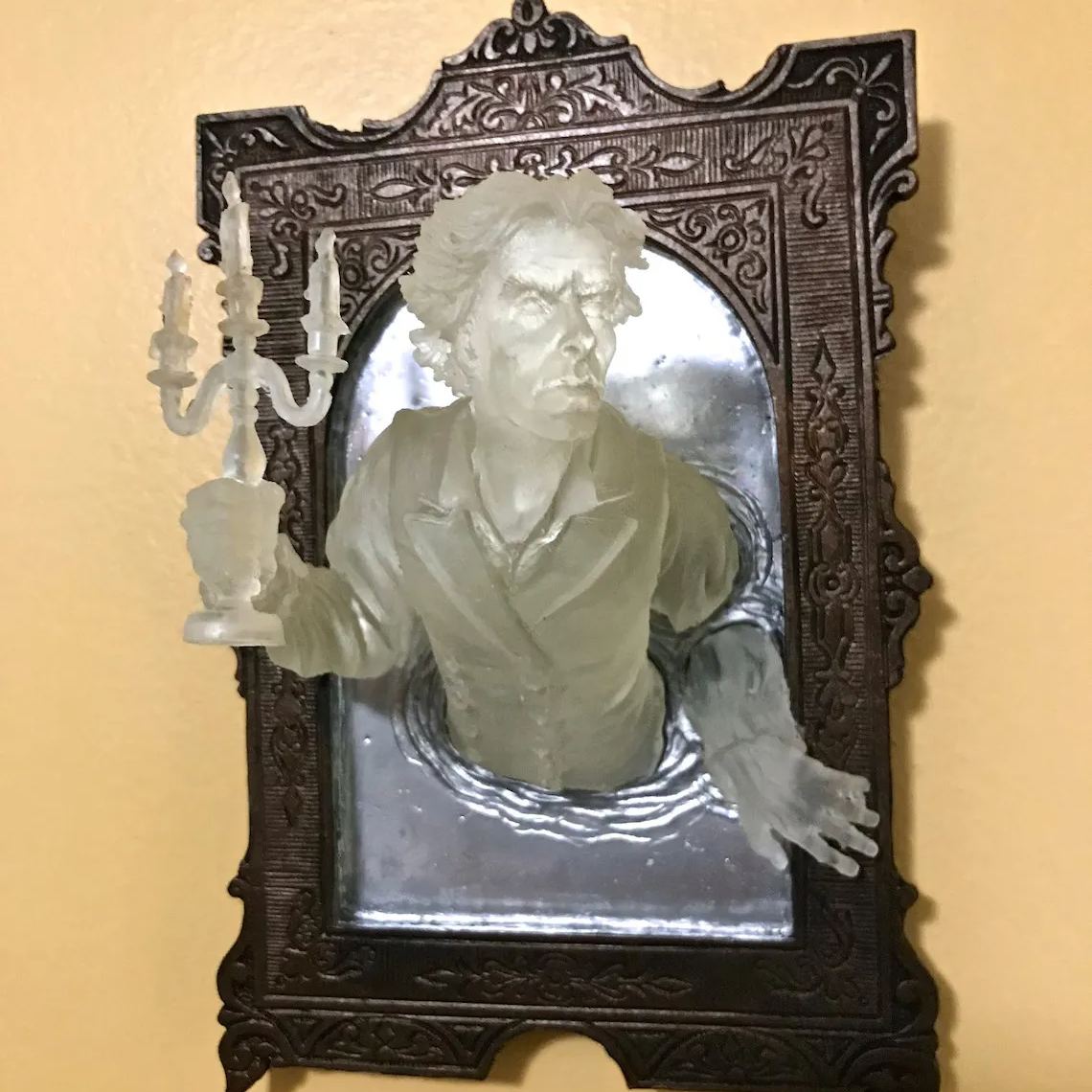 Gentleman Ghost in the Mirror Wall Plaque with luminous