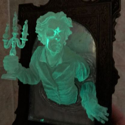 Gentleman Ghost in the Mirror Wall Plaque with luminous