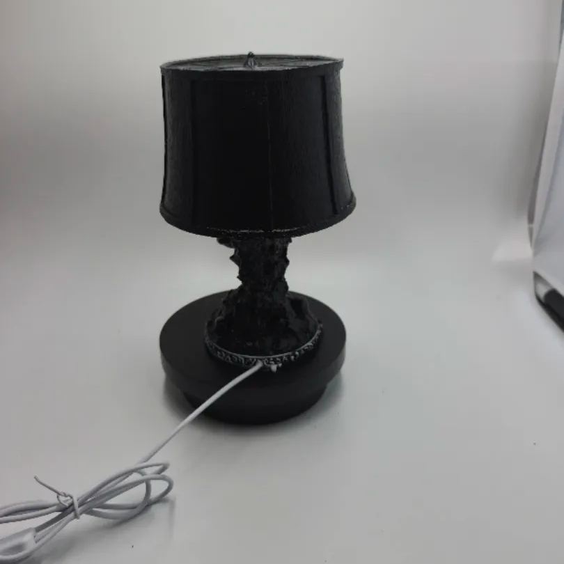 Lava Stone Skull Lamp