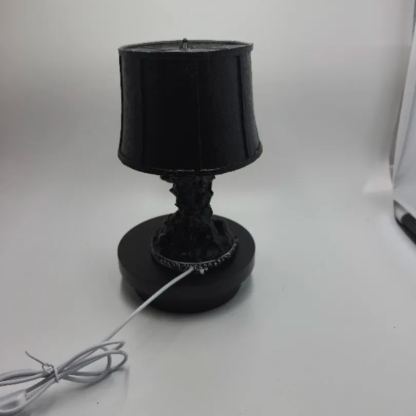 Lava Stone Skull Lamp