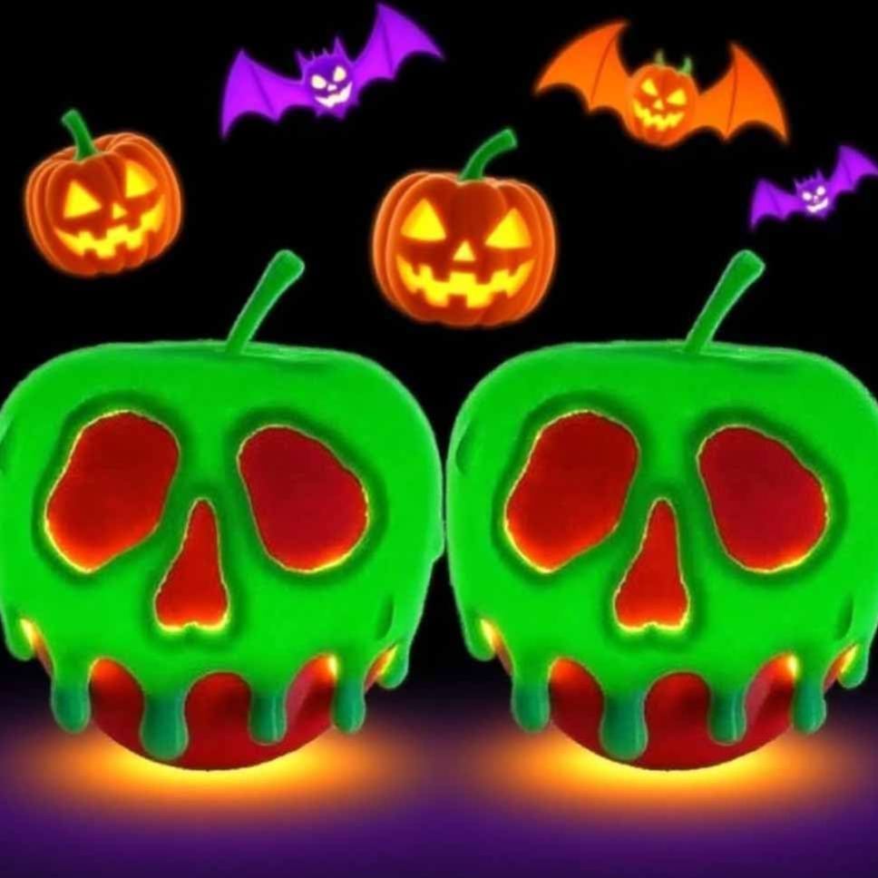 Poison Candy Apple Night Light 2PCS（10 CM/4 inc）