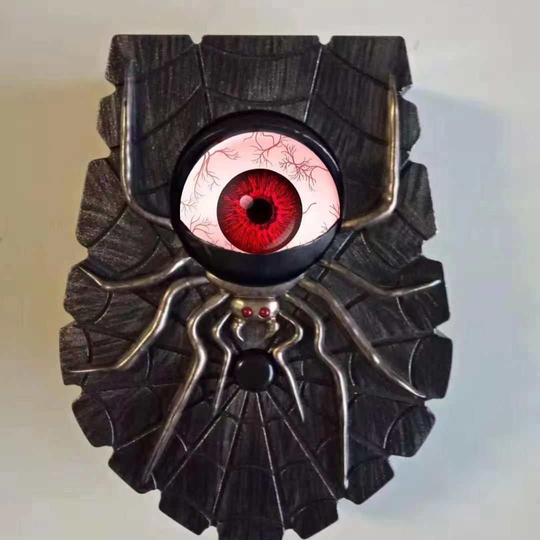 Halloween eyeball blinking doorbell decoration