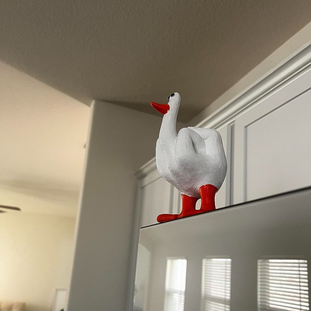 Middle Finger Duck You Figurine Statue