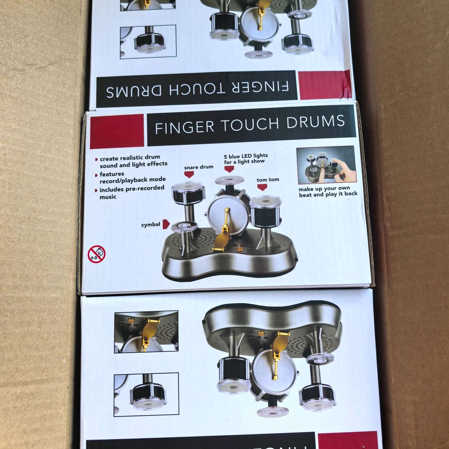 🎵 Mini Finger Drum Kit - Perfect for Desk Fun & Stress Relief!