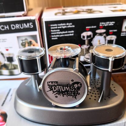 🎵 Mini Finger Drum Kit - Perfect for Desk Fun & Stress Relief!
