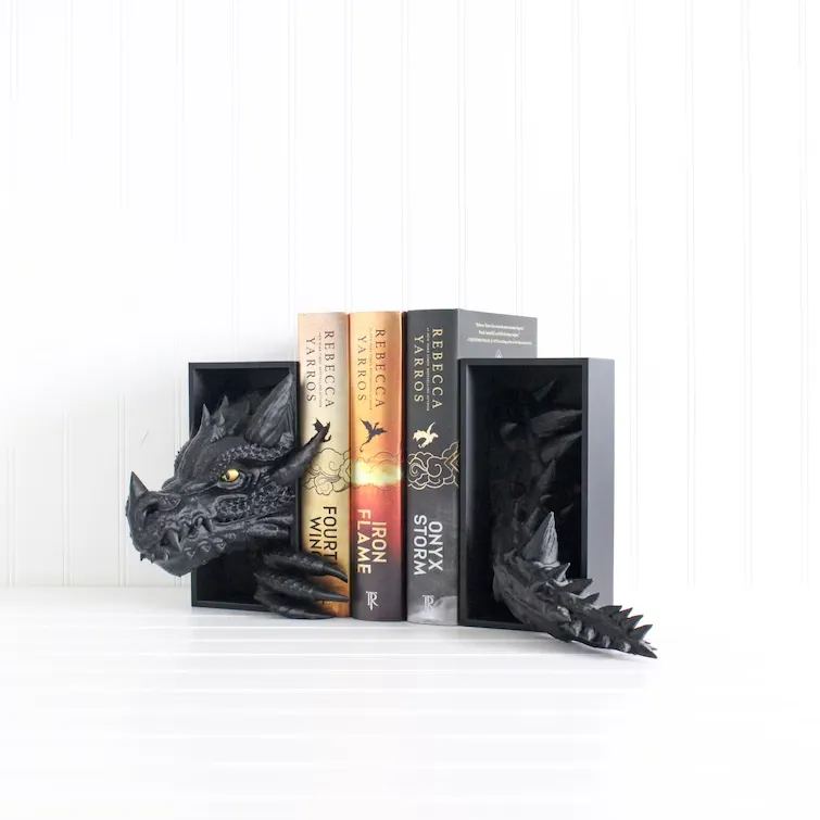Dragon Book Nook Bookshelf Decor