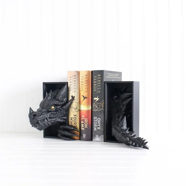 Dragon Book Nook Bookshelf Decor