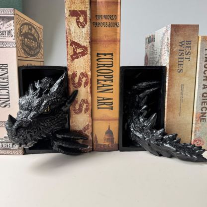 Dragon Book Nook Bookshelf Decor