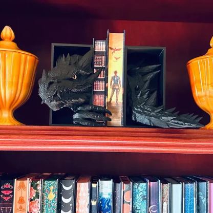 Dragon Book Nook Bookshelf Decor