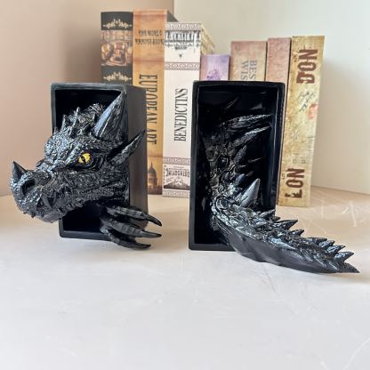 Dragon Book Nook Bookshelf Decor