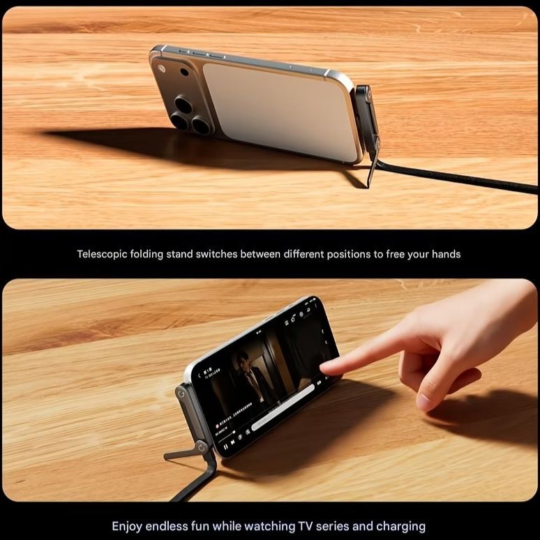 2-in-1 Super Fast 240w Charging Cord & Phone Stand