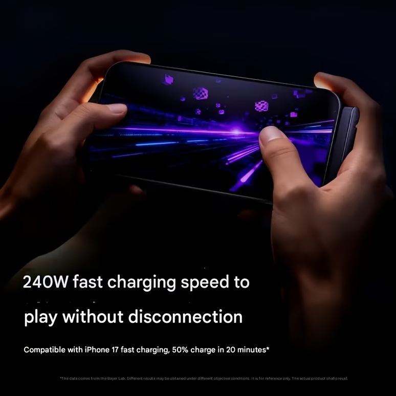 2-in-1 Super Fast 240w Charging Cord & Phone Stand