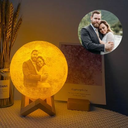 Personalized 3D Engraved Lunar Night Light
