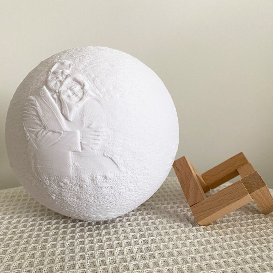 Personalized 3D Engraved Lunar Night Light
