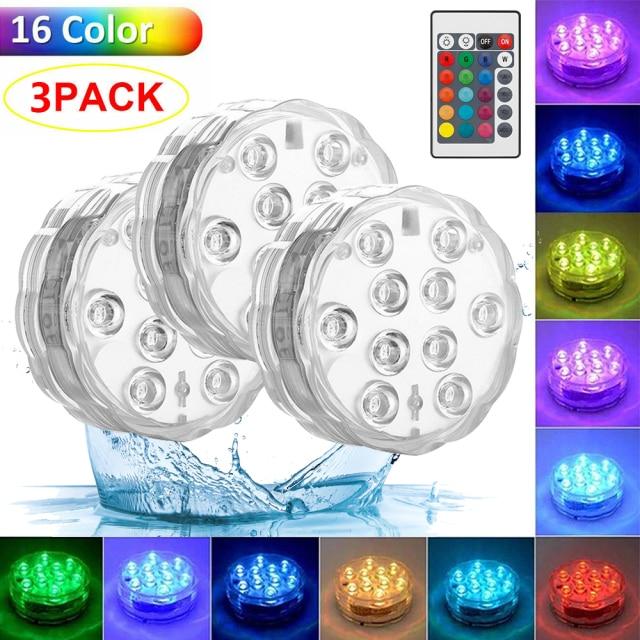 LED Pool Lights (Remote Control)