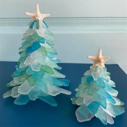 Sea Glass Christmas Tree