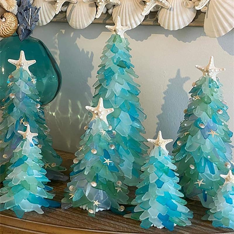 Sea Glass Christmas Tree