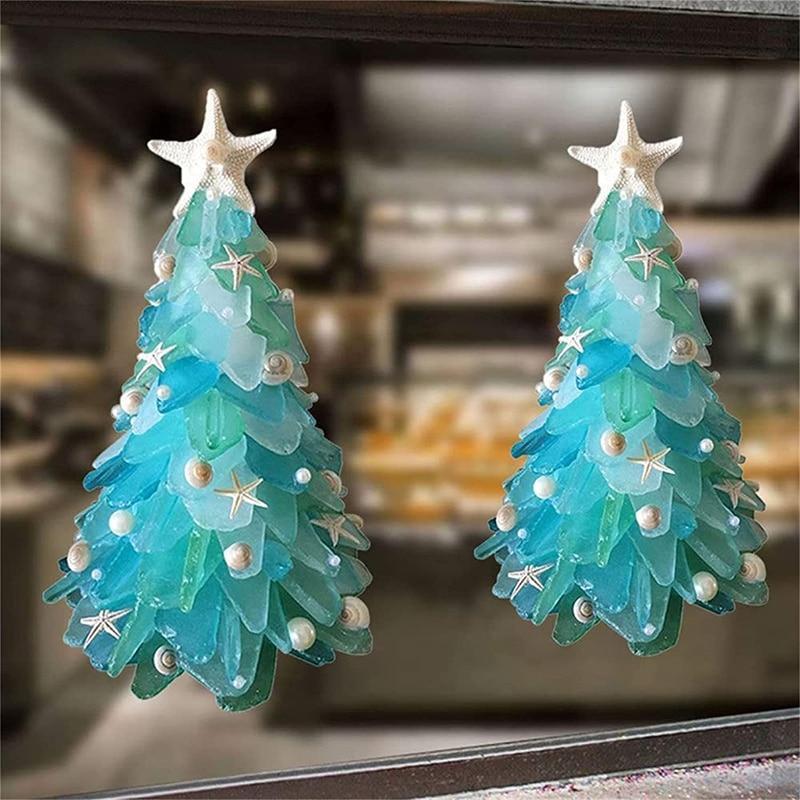 Sea Glass Christmas Tree