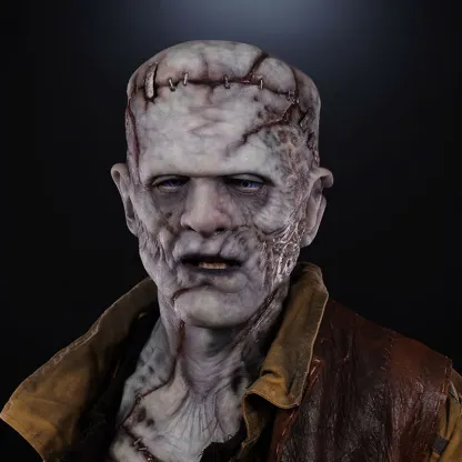 Hyperreal Disguise Mask for Halloween -Frankenstein