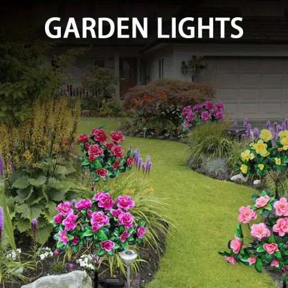 Last Day 70% OFF- 🌺Solar fluorescent garden light🔥