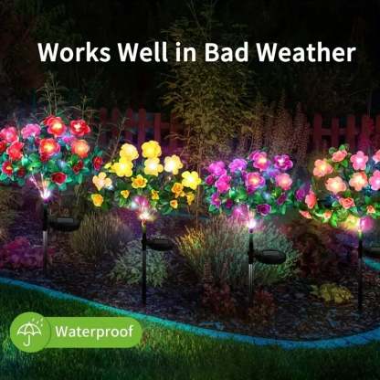 Last Day 70% OFF- 🌺Solar fluorescent garden light🔥