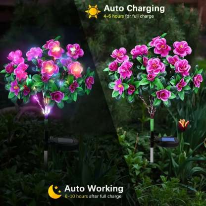 Last Day 70% OFF- 🌺Solar fluorescent garden light🔥