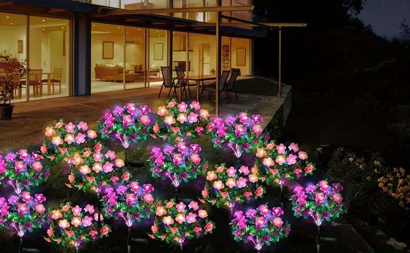 Last Day 70% OFF- 🌺Solar fluorescent garden light🔥