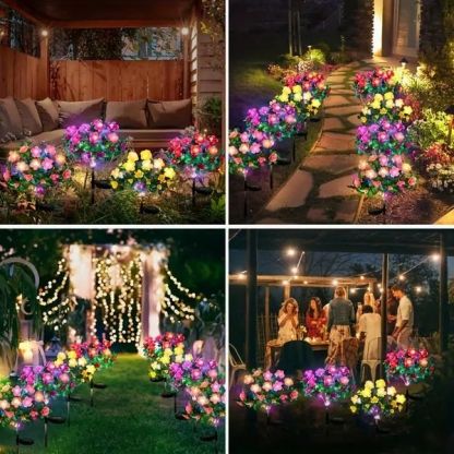 Last Day 70% OFF- 🌺Solar fluorescent garden light🔥