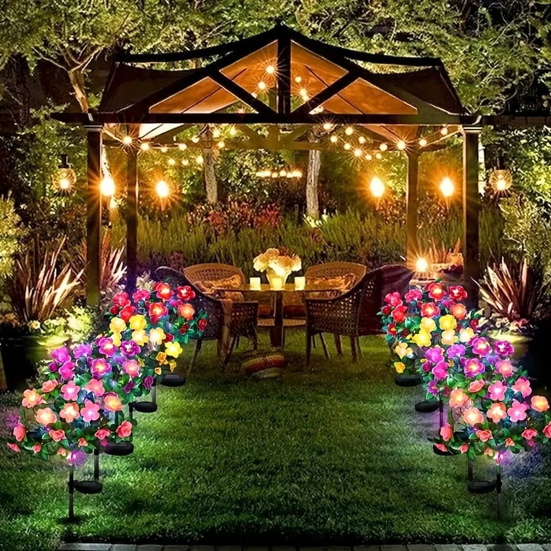 Last Day 70% OFF- 🌺Solar fluorescent garden light🔥