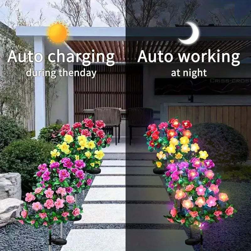 Last Day 70% OFF- 🌺Solar fluorescent garden light🔥