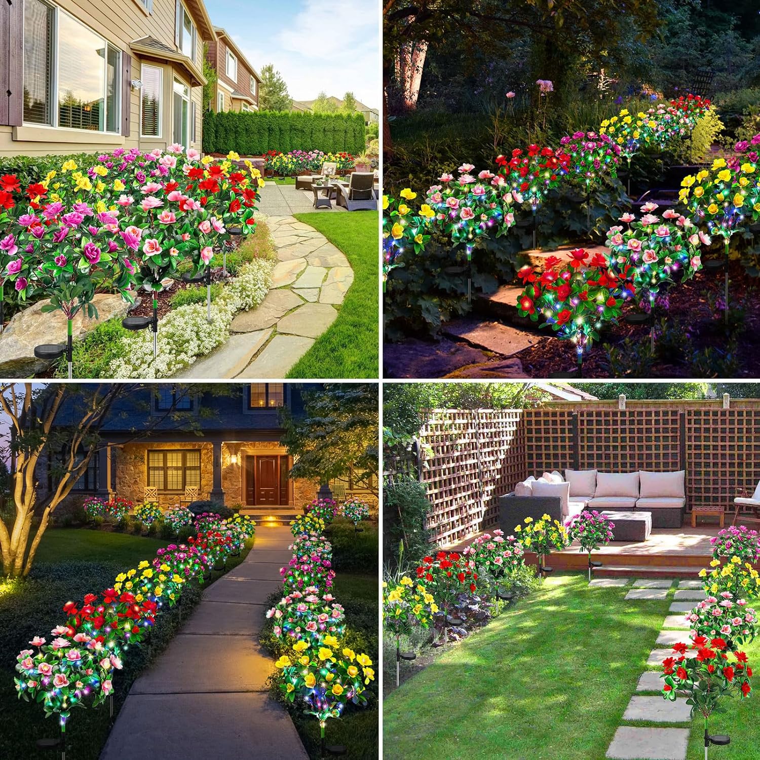 Last Day 70% OFF- 🌺Solar fluorescent garden light🔥