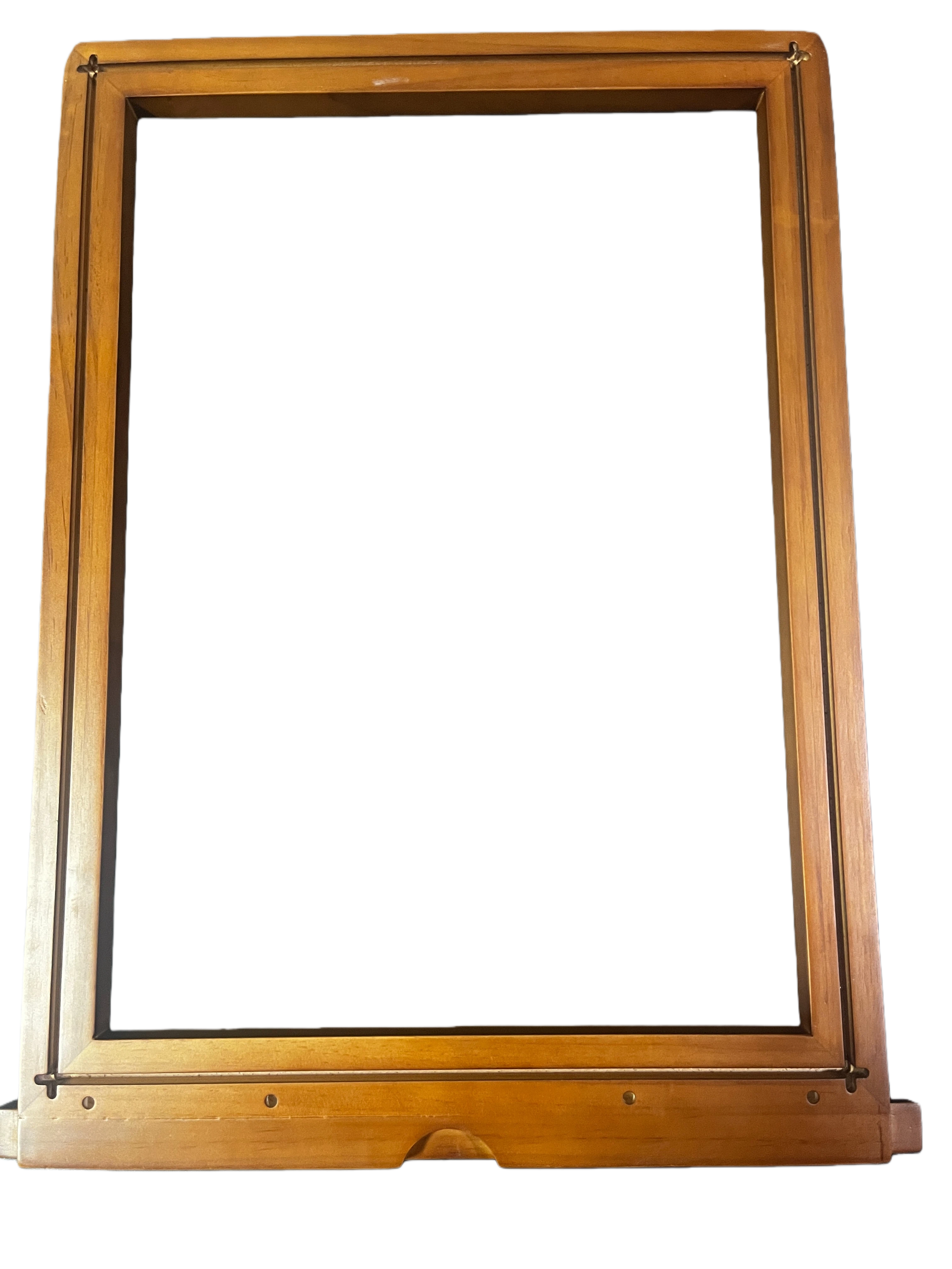 Wooden silk screen frame -Walnut brown