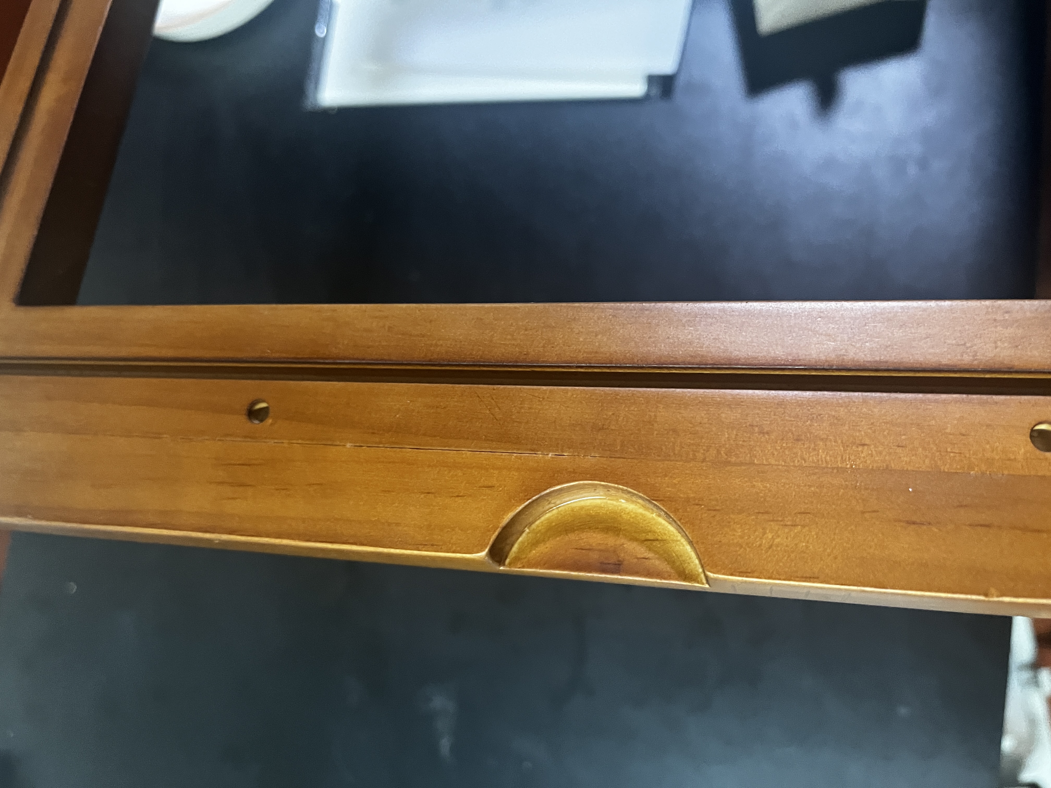 Wooden silk screen frame -Walnut brown