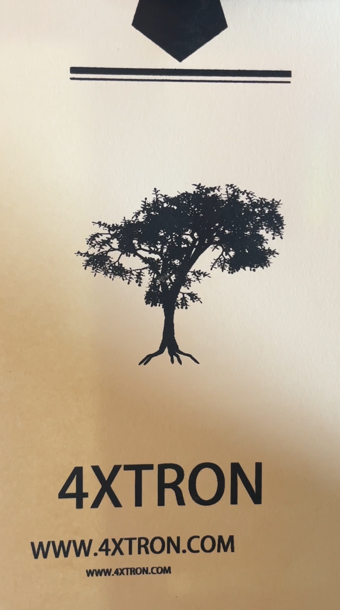 A4 screen printing stencil detail (tree design) made with a digital screen maker