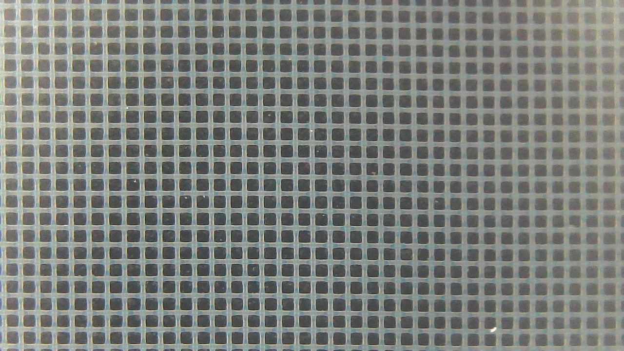 120 mesh screen close-up with balanced openings for coverage and detail