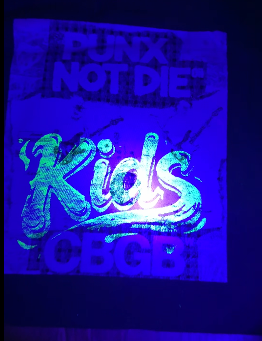 80 mesh print sample showing thick ink deposit for bold graphics