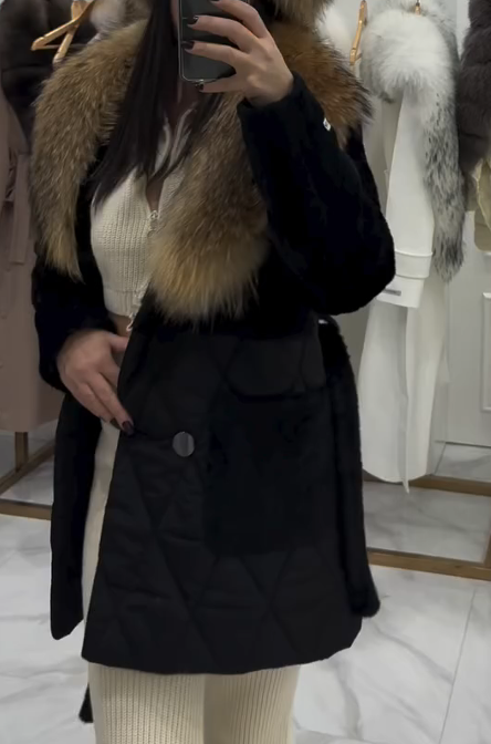 Hight patchwork cotton jacket