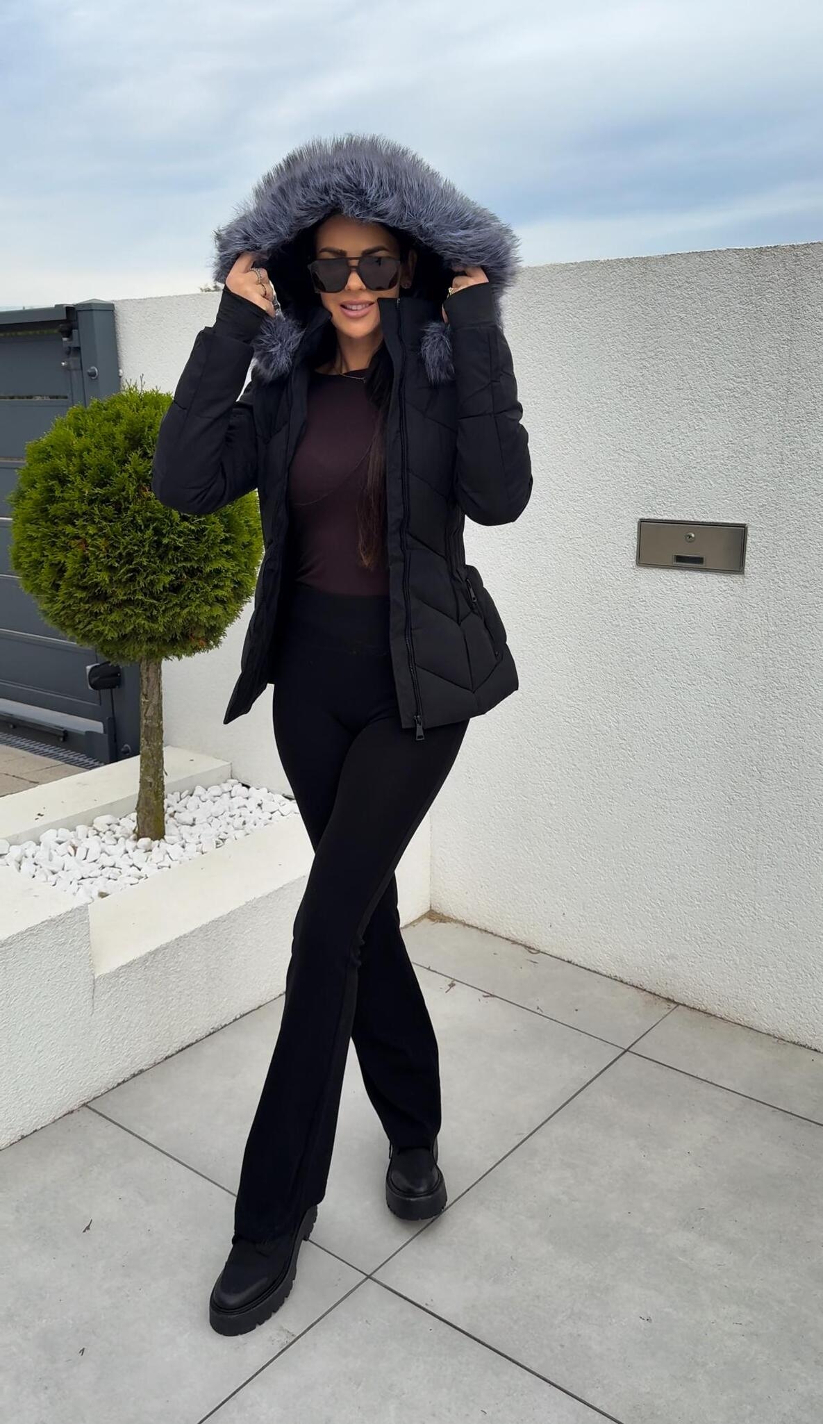 Gervais jacket quilted black